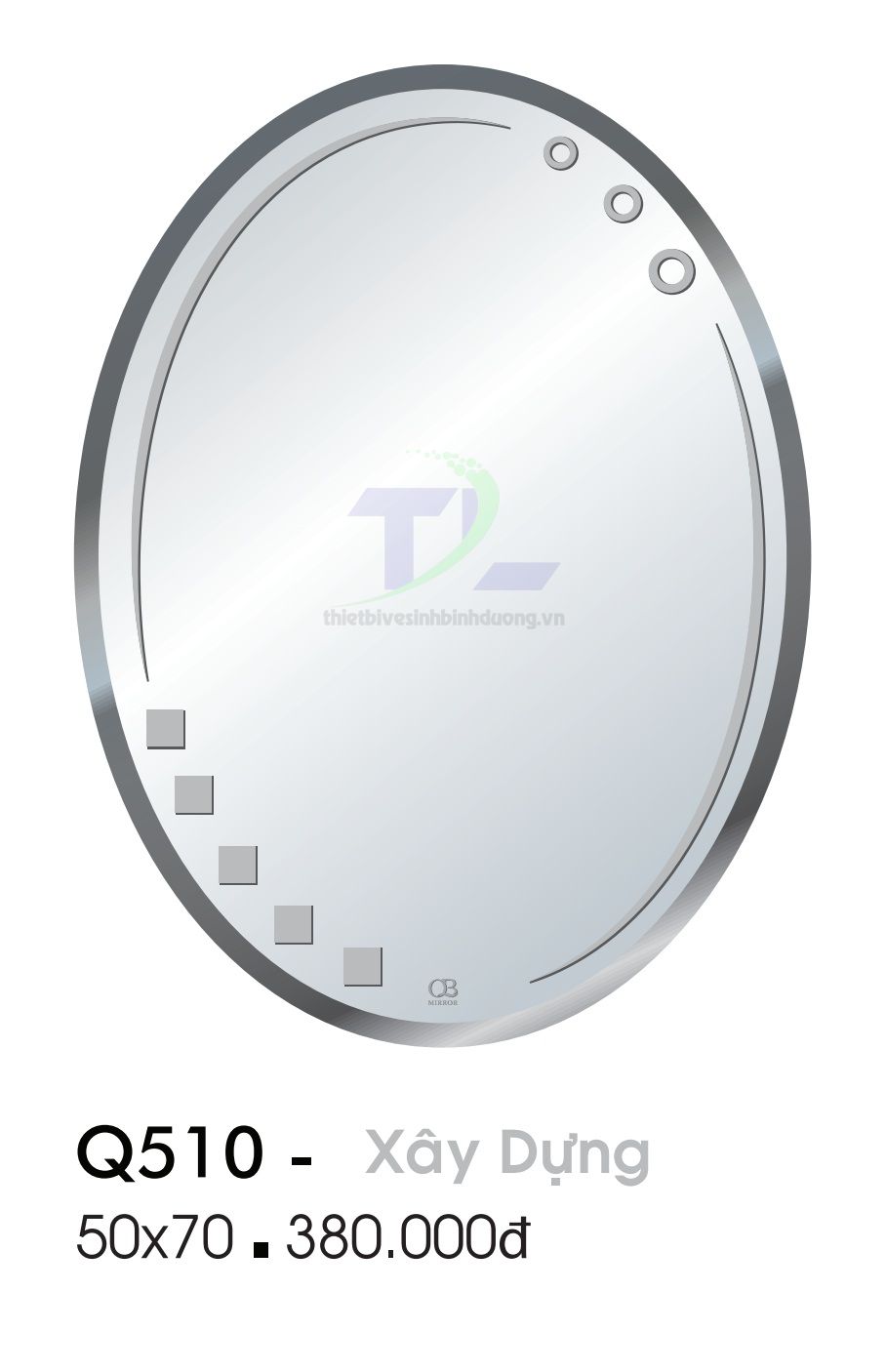 Gương soi phòng tắm QB Q510